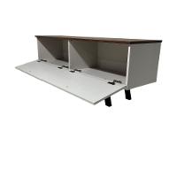 Rack Em Mdf Com Duas Portas Jeri/pau Ferro - 2