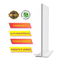 Display Expositor T A5 15x21cm Horizontal Acrílico Ps Balcão - 2
