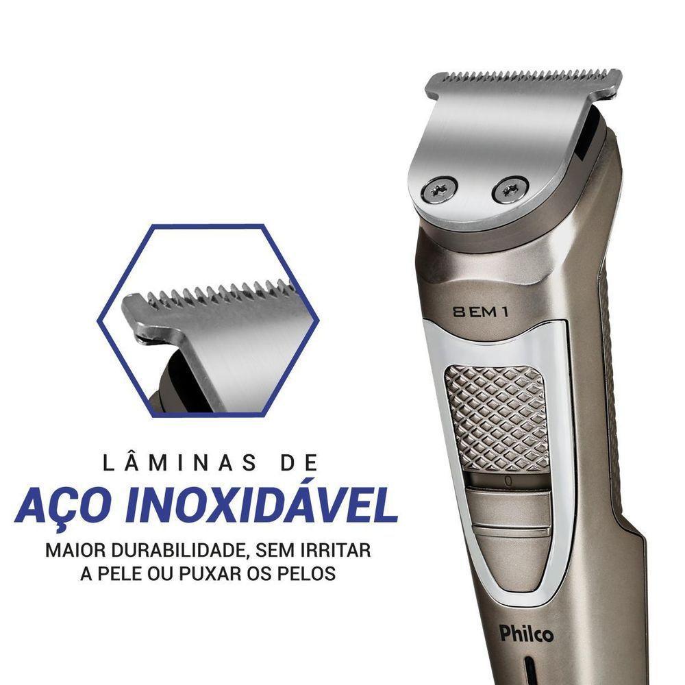 Aparador De Pelos Philco Multigroom 8 Em 1 5W PAP16 Bivolt - 4