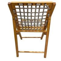 Cadeira De Madeira Com Corda Naval Mel - 3