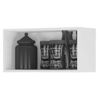 Armário Aéreo De Cozinha 1 Porta Preto Fosco - Ajl - 3