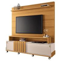 Estante Home Theater Bold E Aparador Vivant E Mesa De Centro Cadenza Cinamomo Off White – Hb Móveis - 2