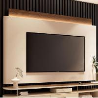Painel Suspenso Nobre Castanho Off White - Hb Móveis - 3