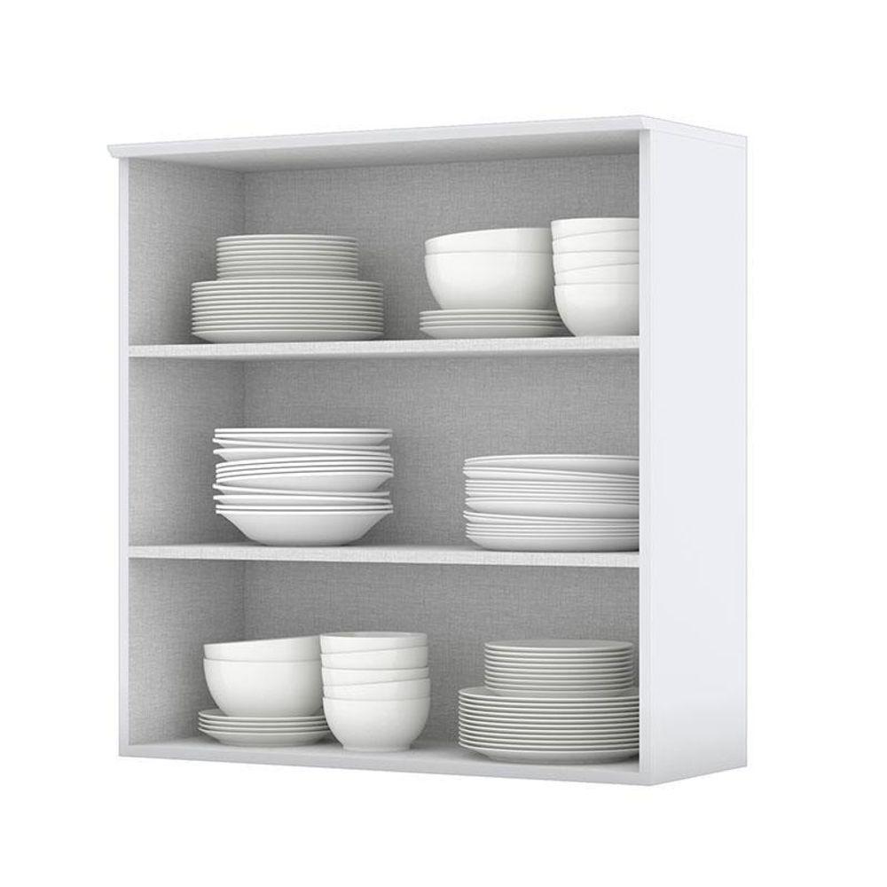 Armário Aéreo 2 Portas 80 Cm Americana Branco Hp – Henn - 2