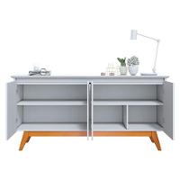 Aparador Para Sala Buffet Ambiente Classic 1.8 Branco Acetinado - Imcal - 4