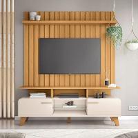 Rack Bancada Essenza E Painel Link 1.6 Off White Cinamomo – Hb Móveis - 2