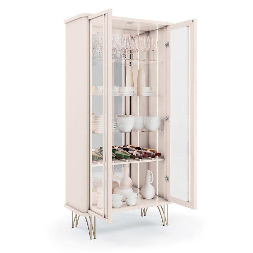 Buffet Saluti E Cristaleira évora Off White – Hb Móveis - 7