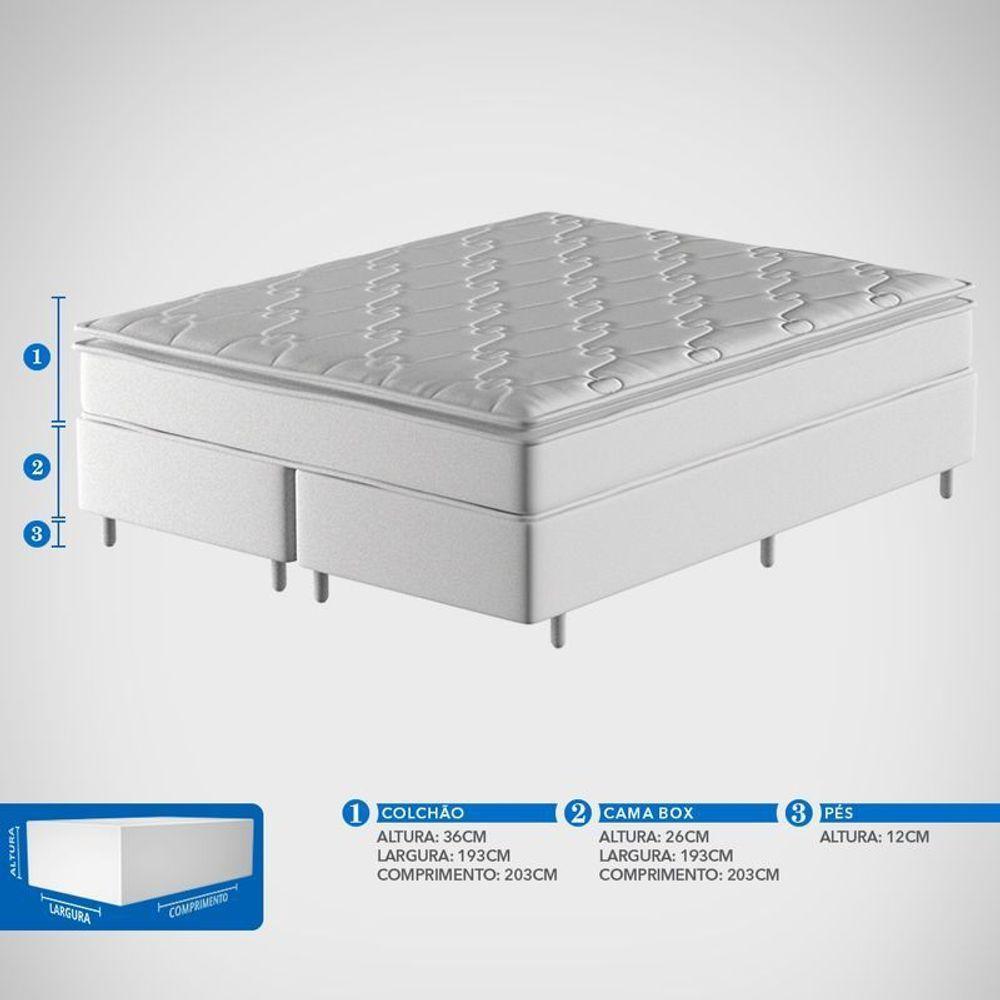 Conjunto Box King Mola Ensacada Prodormir New Paris - 8