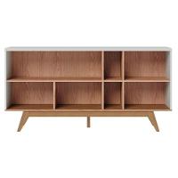 Aparador Buffet Noronha Off White Matte Freijó - Colibri - 2