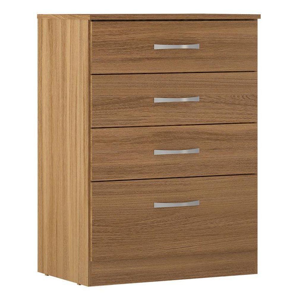 Cômoda Astral E Guarda Roupa Solteiro Lótus Amêndola Touch - Demóbile - 2