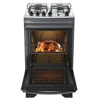 Fogão Dako 4 Bocas A Gas Supreme Mesa Inox Titanium Bivolt