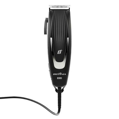 Cortador de Cabelos Britânia BCR03 com 9 Acessórios Lâmina em Aço com Fio 18W 220V