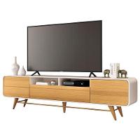 Rack Bancada Para Sala época Off White Cinamomo – Hb Móveis - 1