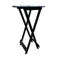 Mesa Bistrô Dobrável Preto - 3