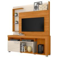 Estante Home Theater ícaro Com Mesa De Centro Frizz Cinamomo Off White - Madetec