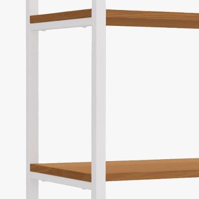 Nicho Kappesberg Industrial 2 Prateleiras 60x72cm Canela/branco