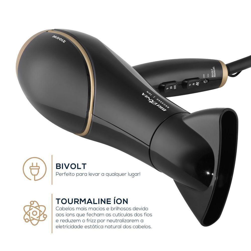 Secador De Cabelos Britânia 2100W BSC2250 Bivolt - 3