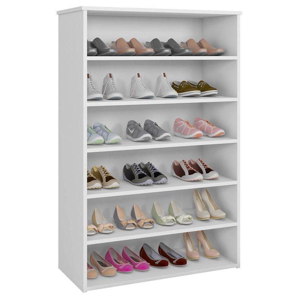 Cômoda Louise E Sapateira Laís Branco Brilho - Ajl - 3