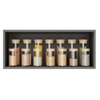 Armário Aéreo Line Basculante 70 Cm Gris - Kits Paraná - 2