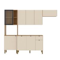 Cozinha Compacta Com Balcão 251cm Laura Plus Soft/freijó Z06 - Mpozenato - 6