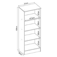 Cômoda Sapateira áurea E Armário Multiuso Viena Amêndola Touch Off White – Demóbile - 7