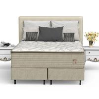 Conjunto Box Queen Mola Prodormir Hercules New Marrom - 3