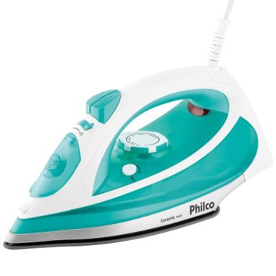 Ferro a Vapor e Seco Philco PFEC1 Base Cerâmica com Spray e Jato Extra 220V