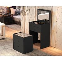 Penteadeira Olivia Com Espelho E Banqueta Embutida – Compacta, Elegante E Super Funcional - 2