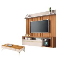 Home Suspenso Self Com Mesa De Centro Cadenza Cinamomo Off White - Hb Móveis - 1