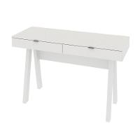 Escrivaninha Com 2 Gavetas Multimóveis Vcr25031 Branco Branco - 2