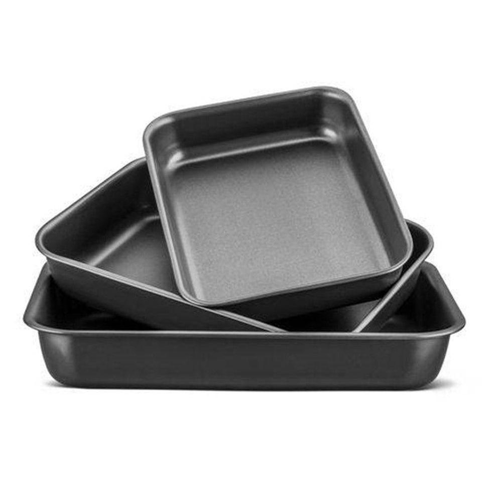 Conjunto Assadeiras Cristal Grafite 3 Peças Mta 8809 - 1