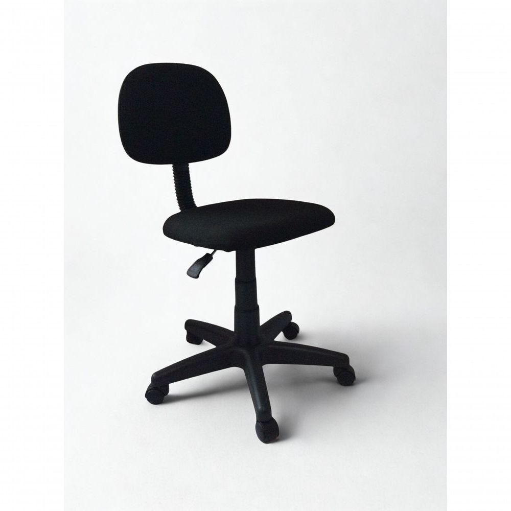 Cadeira Secretária Giratória Preto - 1