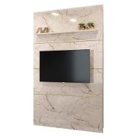 Estante Home Theater Com Bancada Frizz Premium Calacata Off White – Madetec - 8