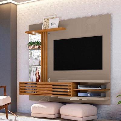 Estante Home Theater Suspenso Frizz Supreme Fendi Naturale - Madetec