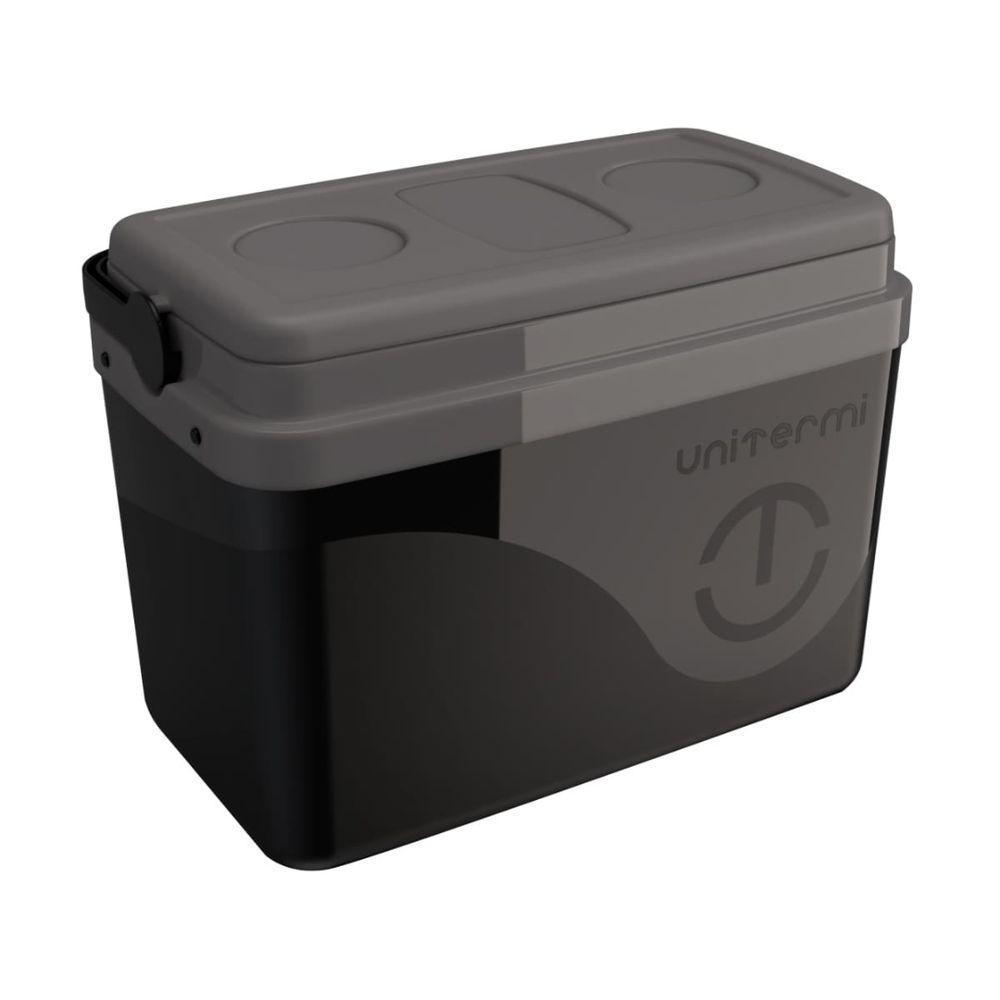 Caixa Térmica Cooler 7,5 Litros Com Alça Preta - Unitermi - 1