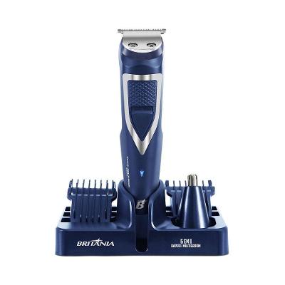 Aparador de Pelos Britânia BAPE01 Multigroom 6 em 1 Lâmina Inox Recarregável Bivolt