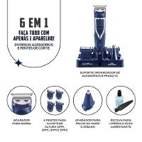 Aparador De Pelos Britânia 6 Em 1 BAPE01 Multigroom Bivolt
