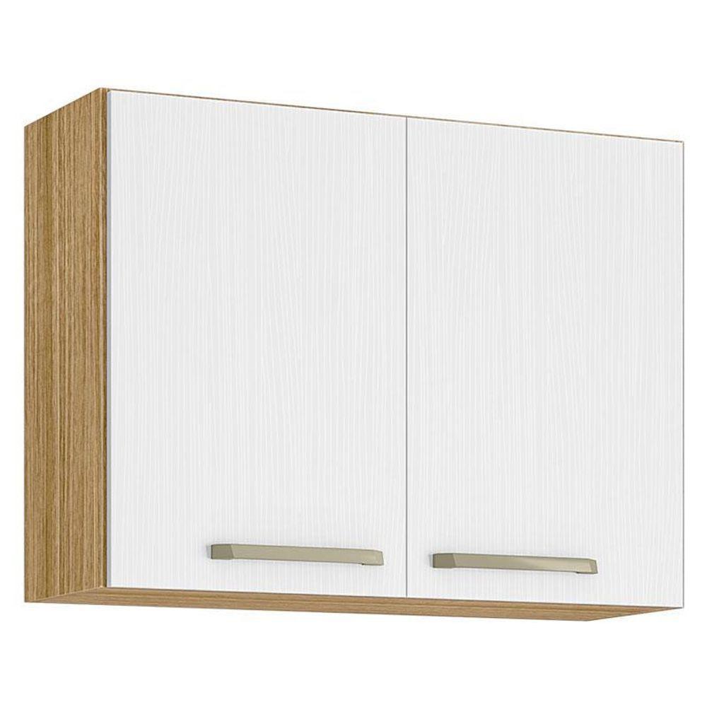 Armário Aéreo Ametista 2 Portas 80 Cm Freijó Supremo - Kits Paraná - 1