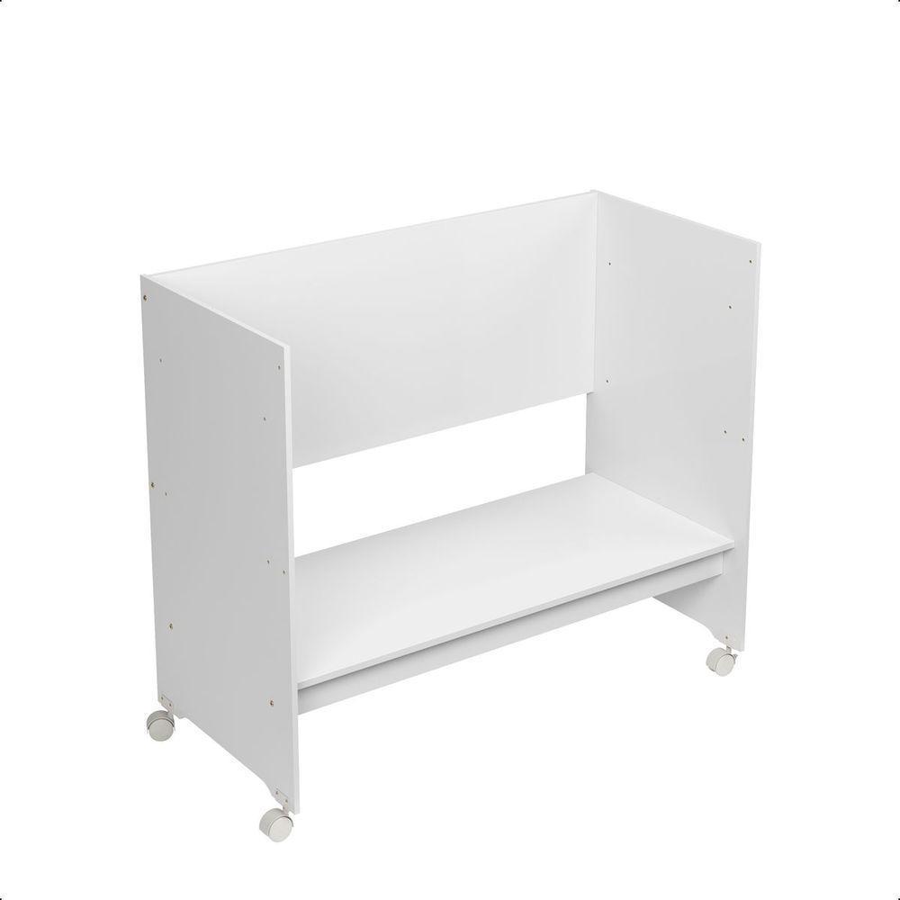 Mini Berço Moisés Trocador Com Colchão Multifuncional 5x1 Branco - 7