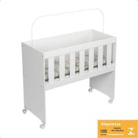 Mini Berço Moisés Trocador Com Colchão Multifuncional 5x1 Branco - 3