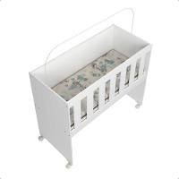 Mini Berço Moisés Trocador Com Colchão Multifuncional 5x1 Branco