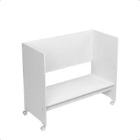 Mini Berço Moisés Trocador Com Colchão Multifuncional 5x1 Branco - 7