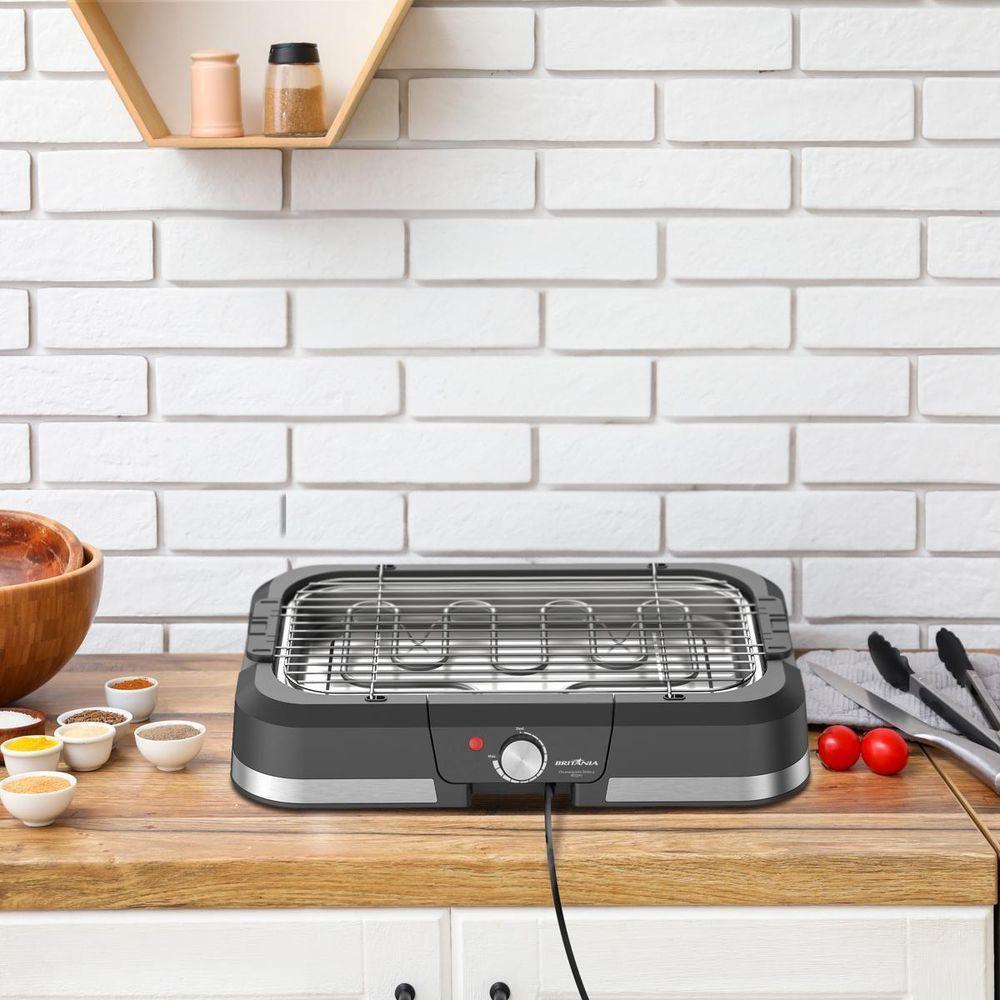Churrasqueira Elétrica Britânia BCQ40 Menos Fumaça 110V - 3