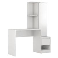 Escrivaninha Com Armário Morada Branco – Demóbile - 1