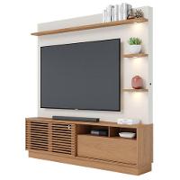 Estante Home Theater Ambiente Campeche Freijó Off White Matte - Colibri - 3