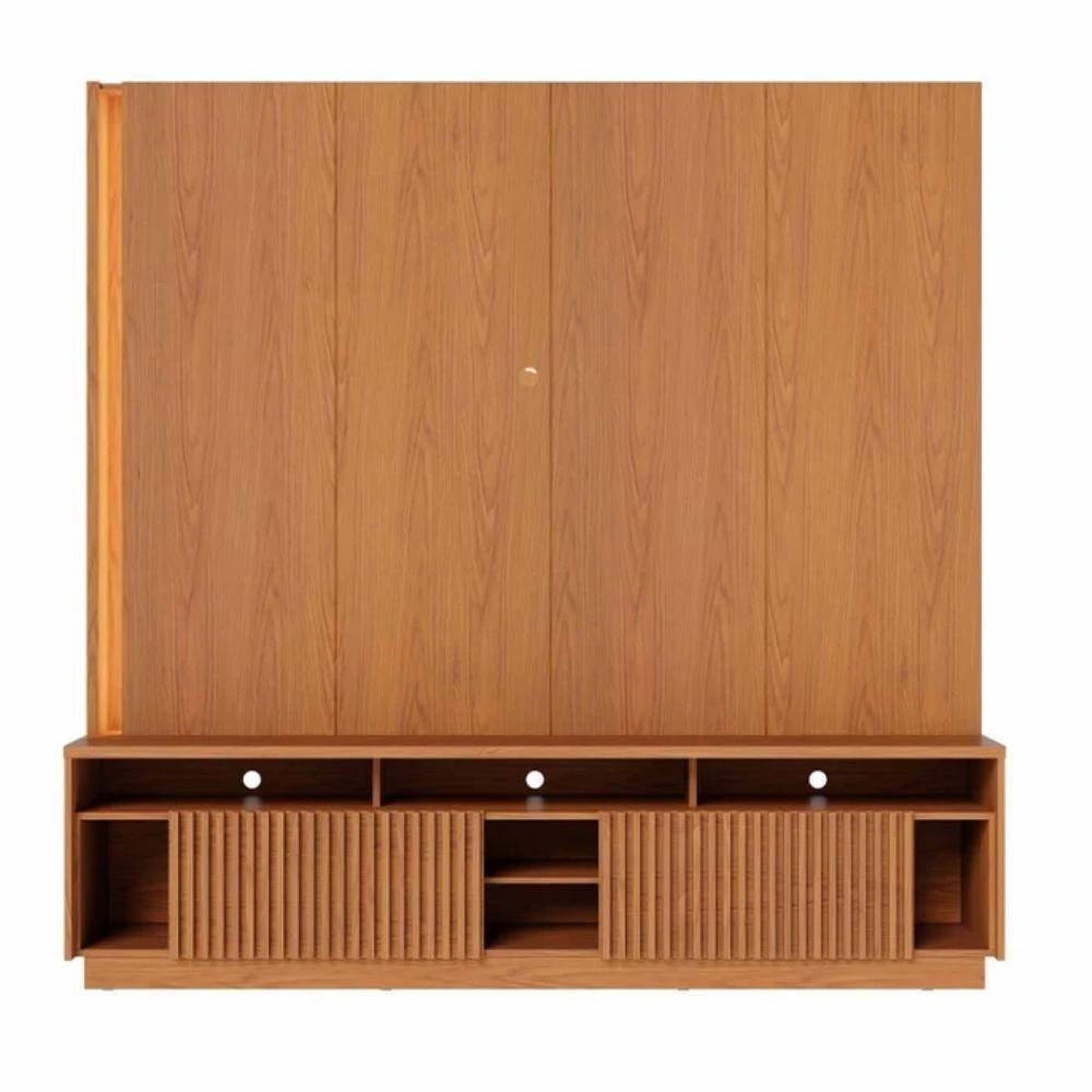 Estante Home Para Tv Até 75 Polegadas Com Led 2 Portas Jordão Freijó - 3