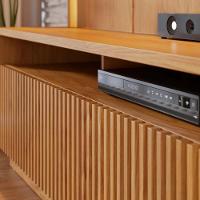 Estante Home Para Tv Até 75 Polegadas Com Led 2 Portas Jordão Freijó - 6