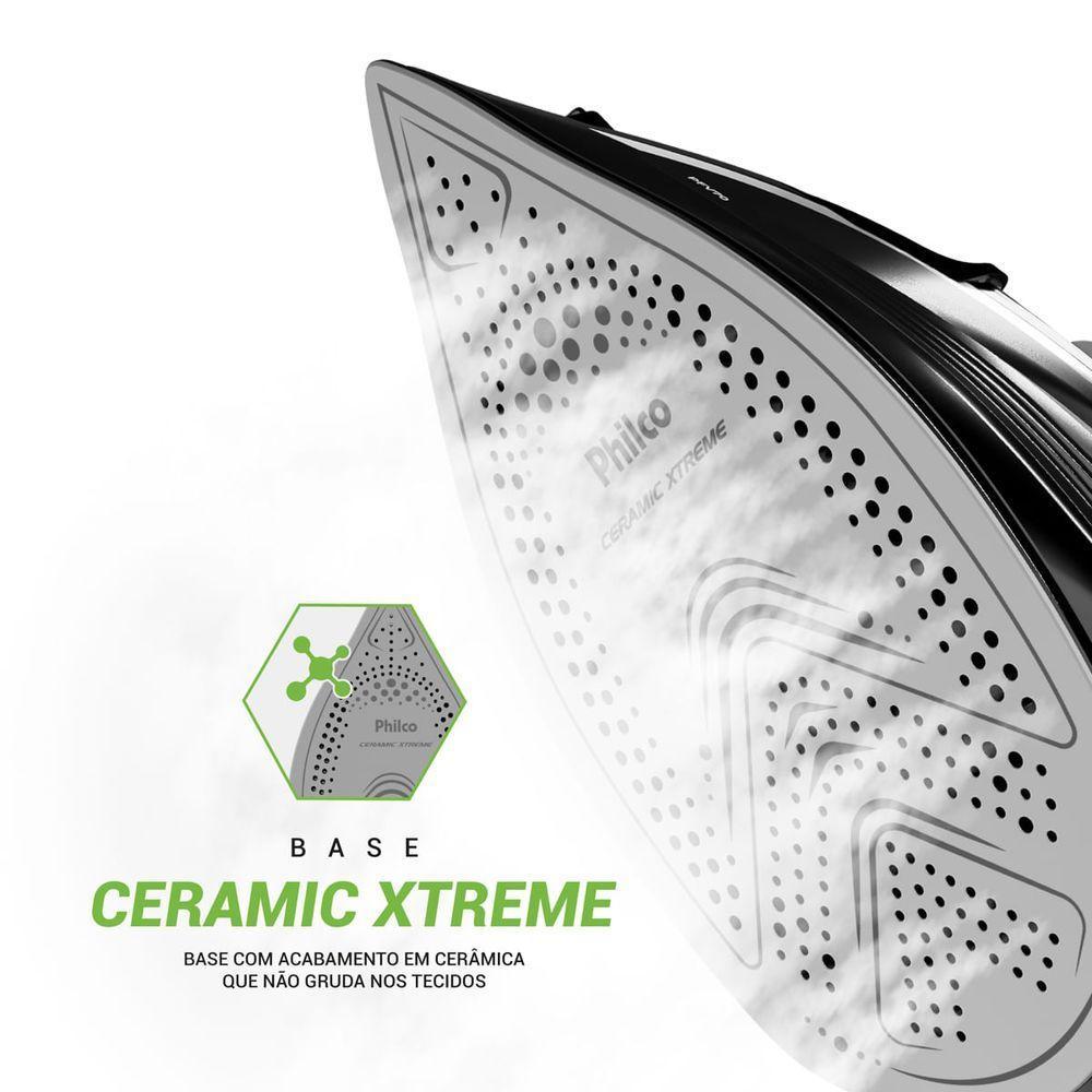 Ferro De Passar A Vapor Philco 320ml Base Cerâmica PFV70 110V - 4