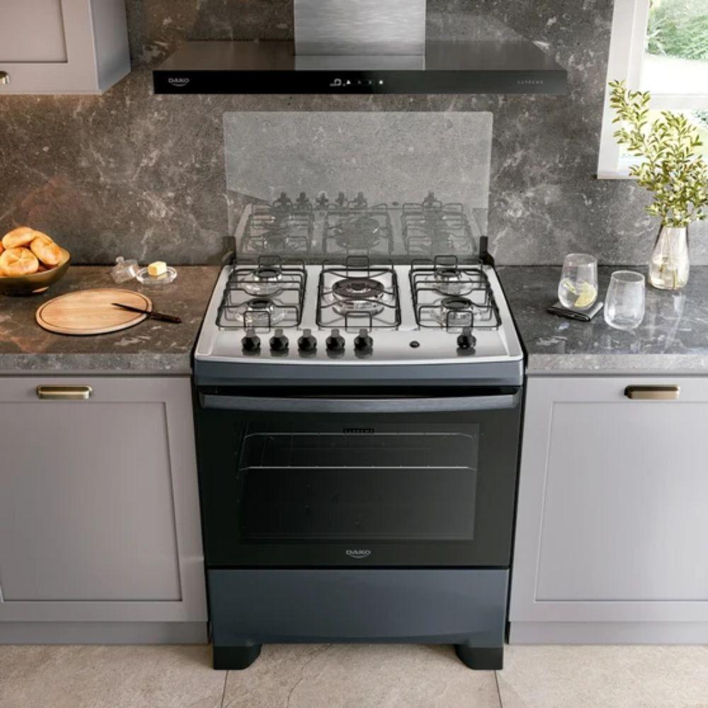 Fogão Dako 5 Bocas A Gas Supreme Mesa Inox Titanium Bivolt - 6