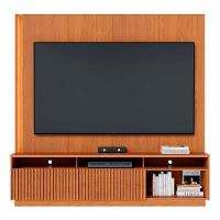 Estante Painel Tv 75 Pol Com Led 200cm Mafra Freijó C05 - Mpozenato - 5